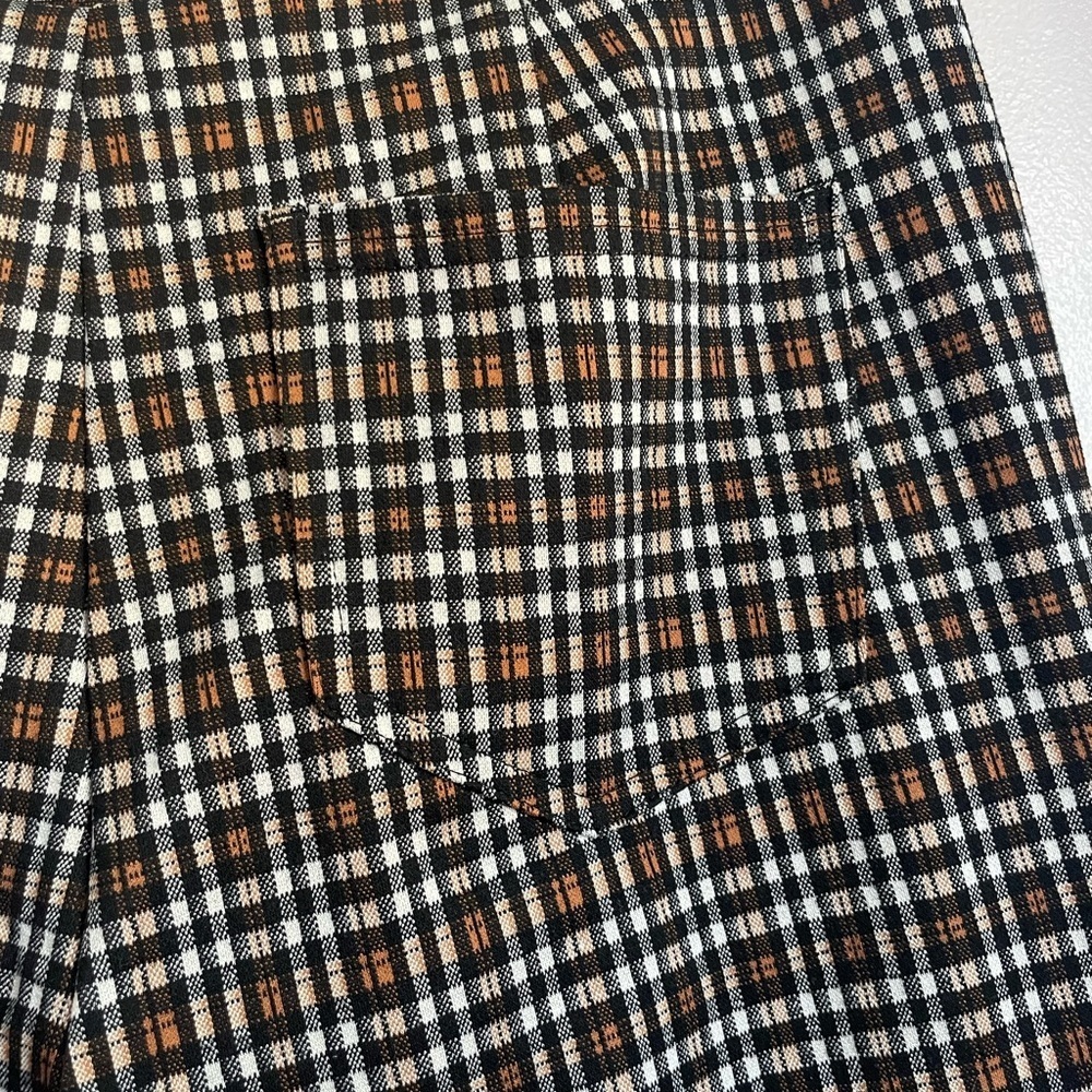SO plaid high-rise leggings, size L with pockets - Picture 8 of 10